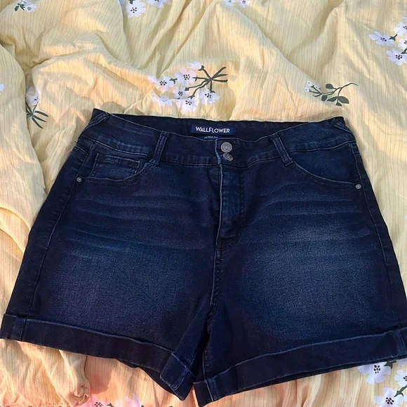 Jean Shorts Wallflower Shorts Plus Size Jean Shorts WallFlower